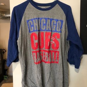 Chicago Cubs Raglan Baseball Shirt